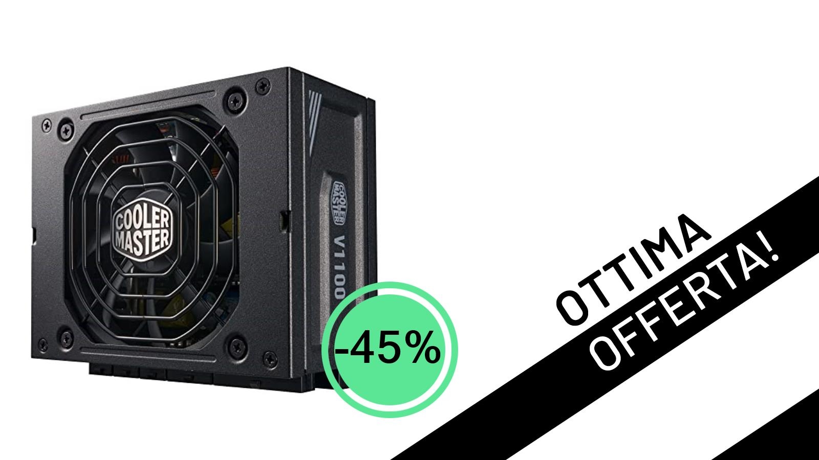 Cooler Master V 1100 SFX Platinum: L'Alimentatore da 1100W al Minimo Storico con il -45% di Sconto!