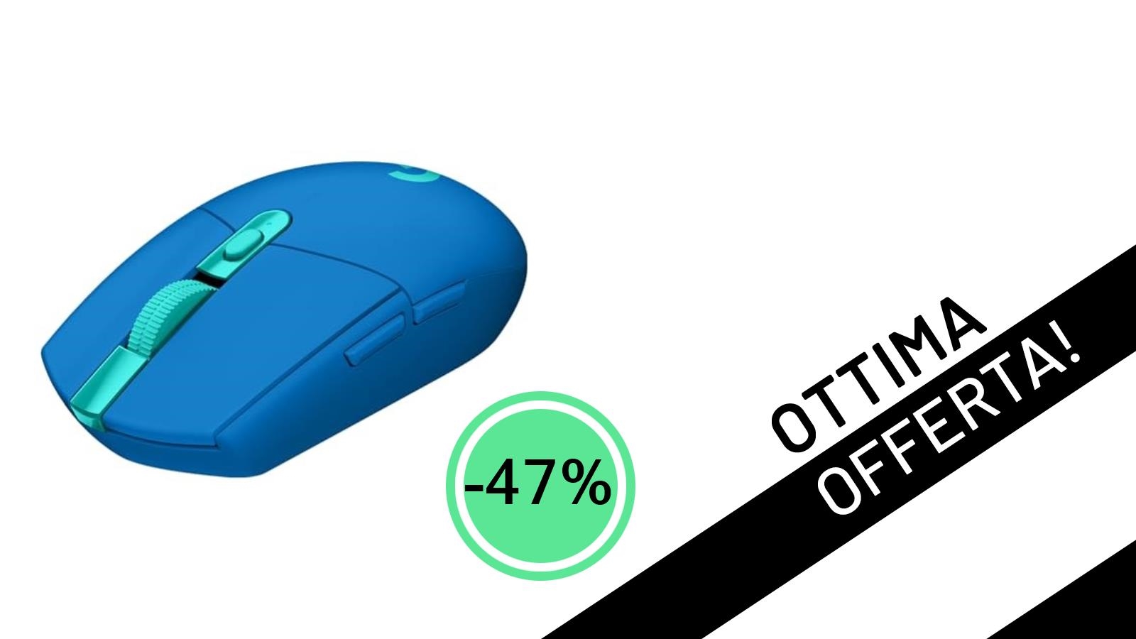 Affare Imperdibile! Il Mouse Gaming Logitech G305 LIGHTSPEED Crolla a 39,99€ con Sconto del -47%