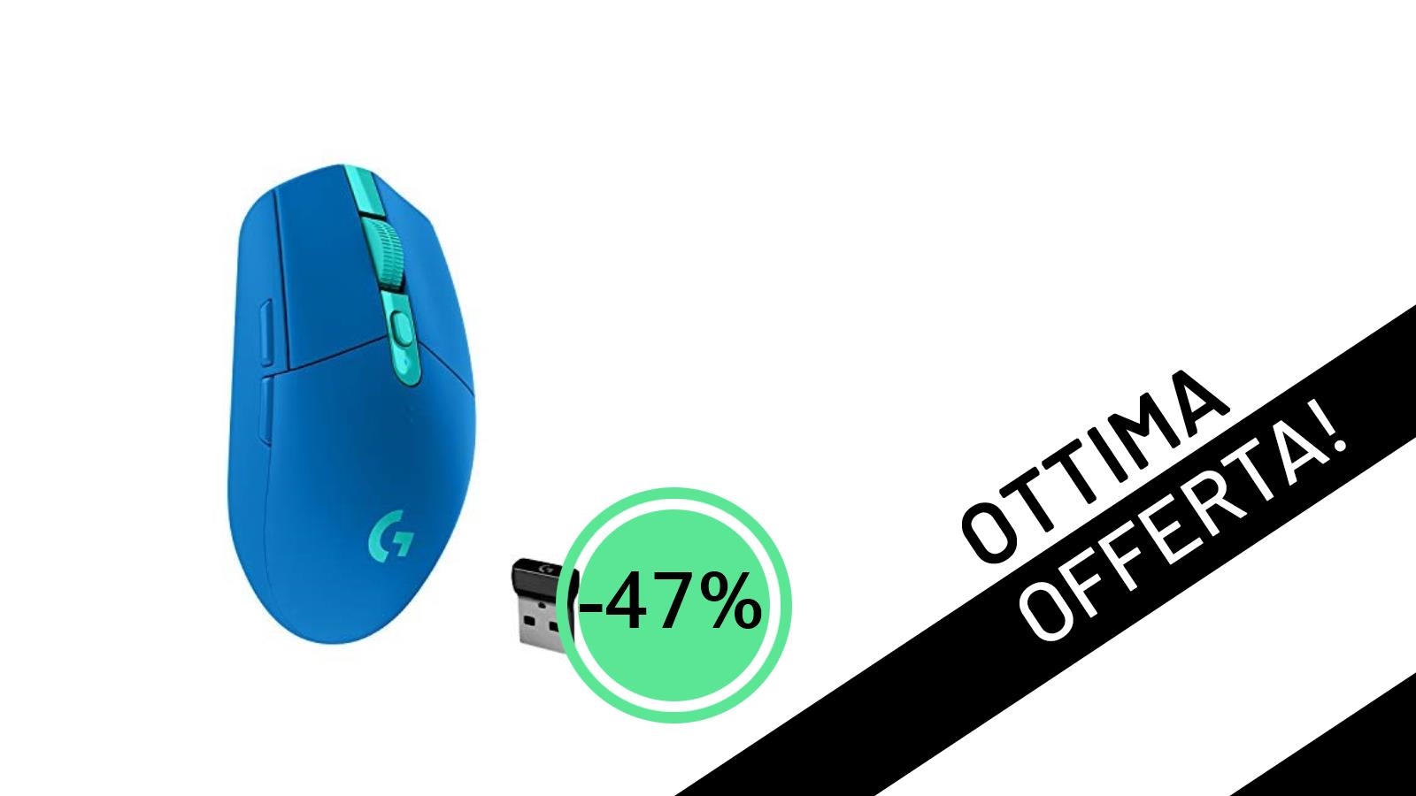 Affare Imperdibile! Il Mouse Gaming Logitech G305 LIGHTSPEED Crolla a 39,99€ con Sconto del -47%