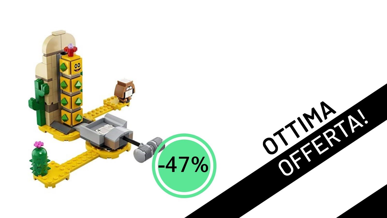 LEGO Super Mario: Il Set Marghibruco del Deserto Scontato del -47%! Un'Offerta da Non Perdere!
