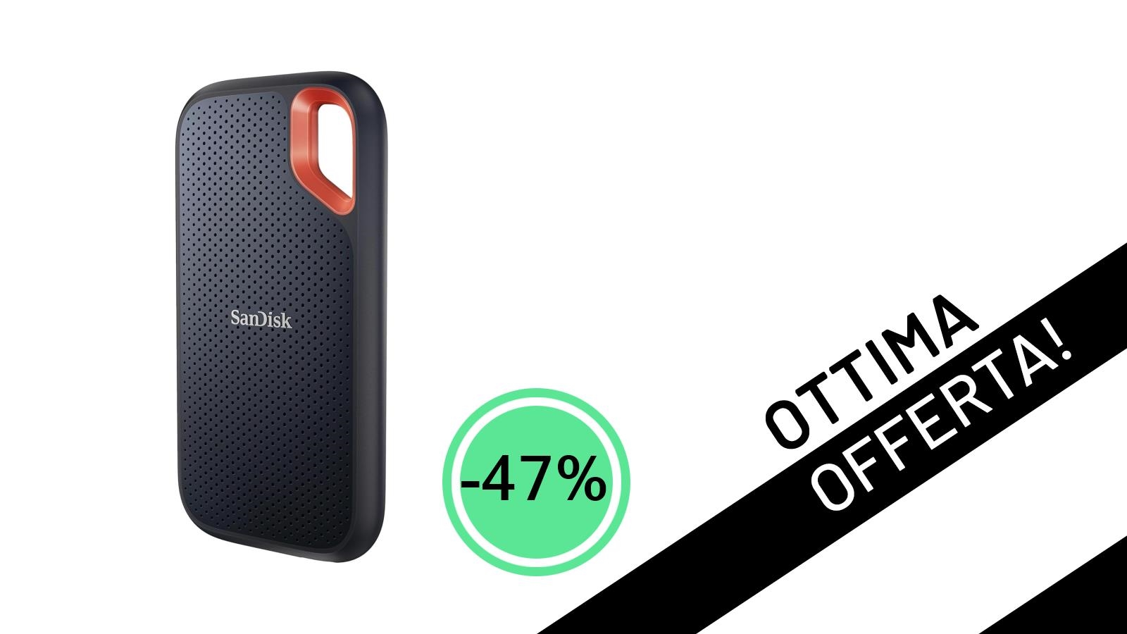 SanDisk Extreme SSD 4TB: L'Unità Portatile NVMe con Sconto del -47% da Non Perdere!