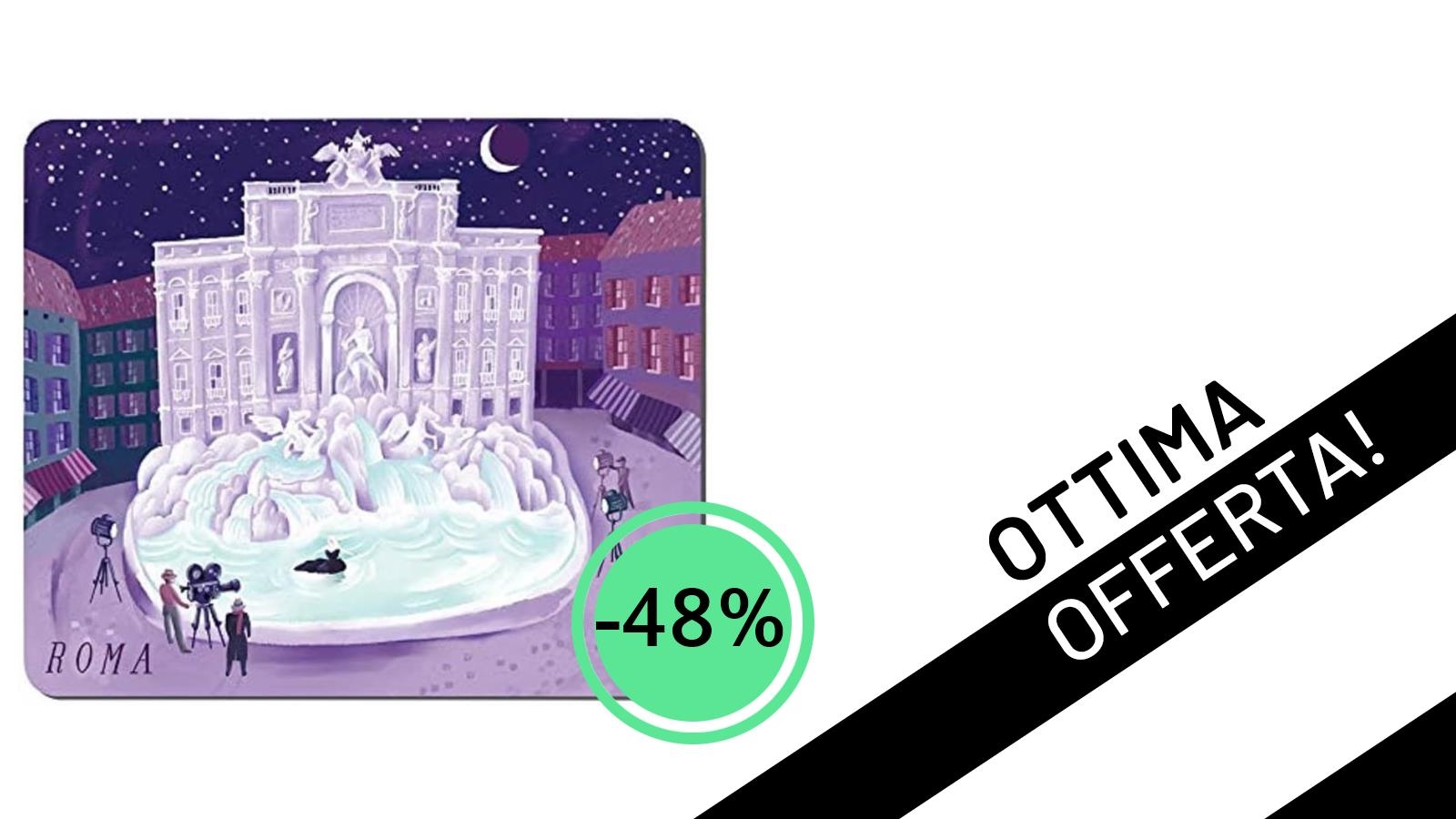 Offerta Imperdibile: Tappetino Mouse Legami "Roma" a soli 6,95€, Sconto -48%!