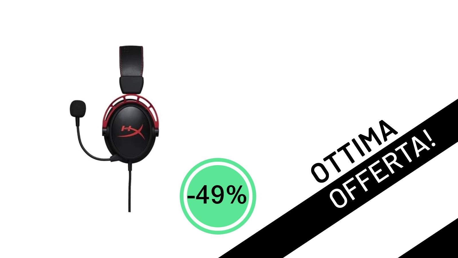 Offerta Shock: Le Cuffie Gaming HyperX Cloud Alpha Scontate del 49% a Soli 50,56€!