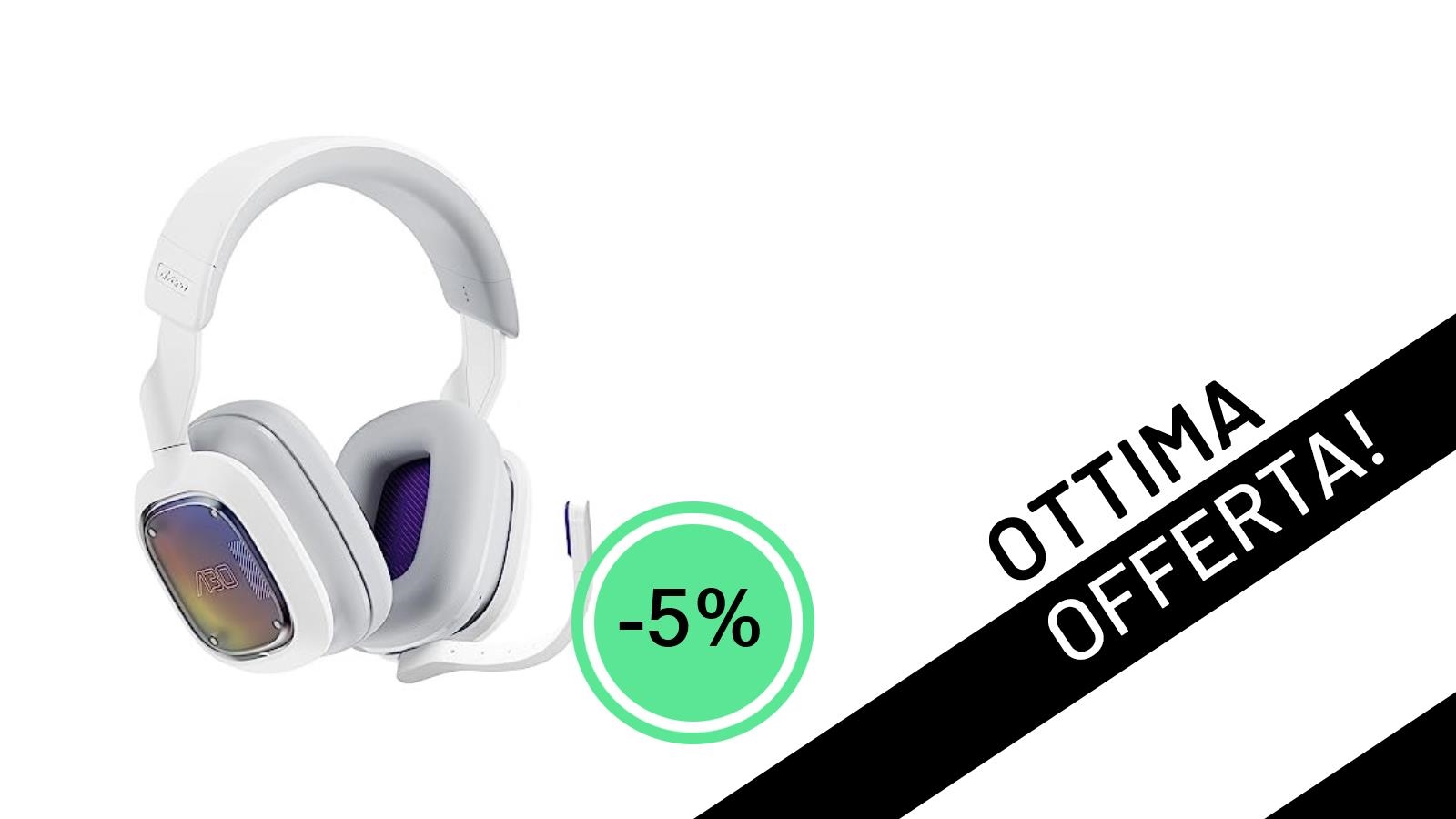 Le Cuffie Gaming ASTRO A30 LIGHTSPEED in offerta: Sconto del 5% e Dolby Atmos a soli 179,99€!