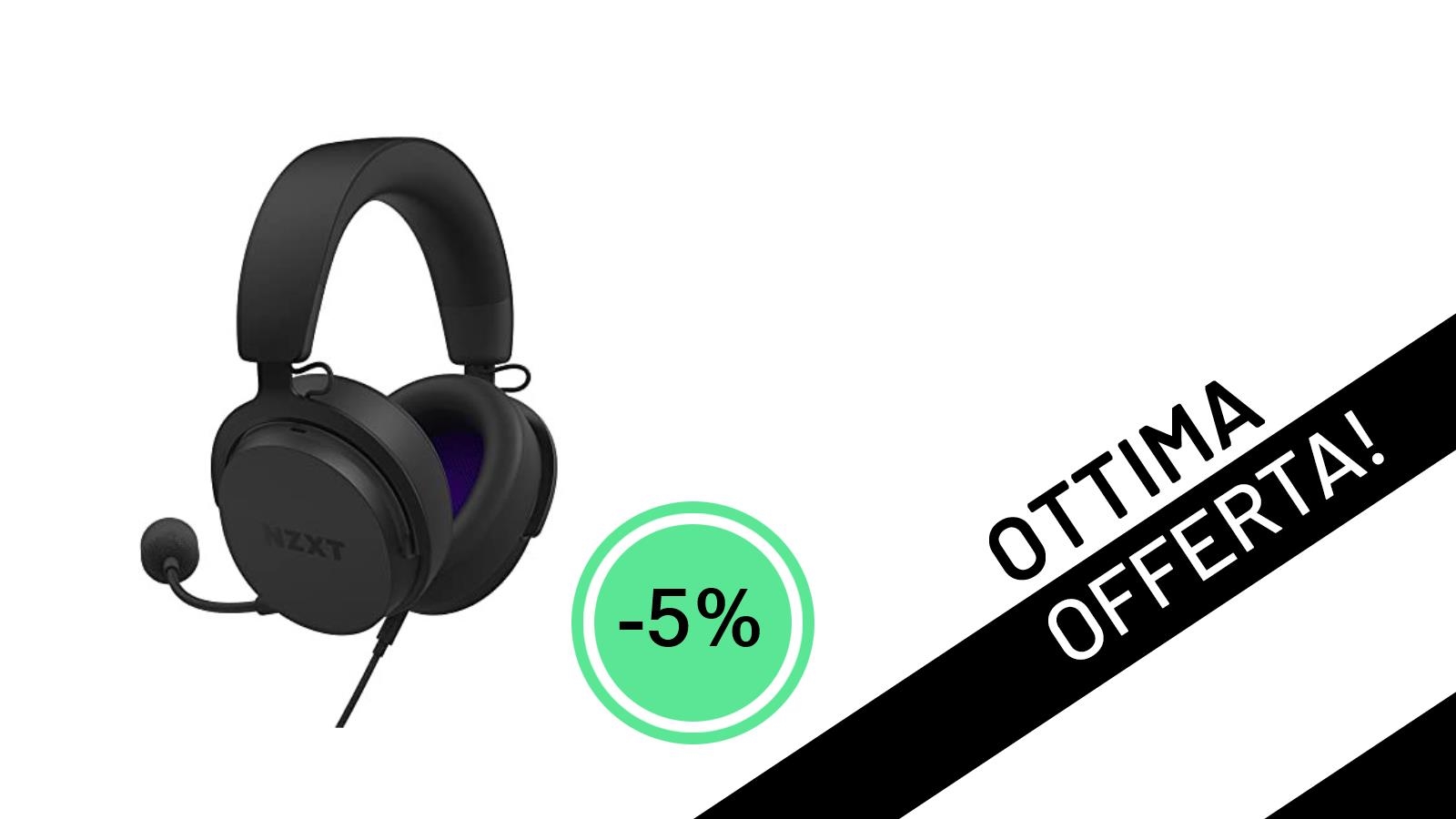 Imperdibile Offerta: NZXT Relay, le Cuffie Gaming Hi-Res a soli 29€!