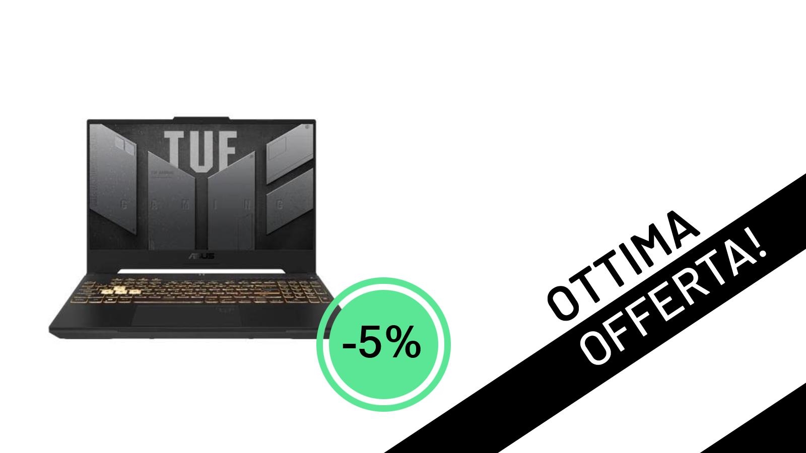ASUS TUF Gaming F15: L'Offerta Imperdibile sul Notebook Potente per il Gaming!