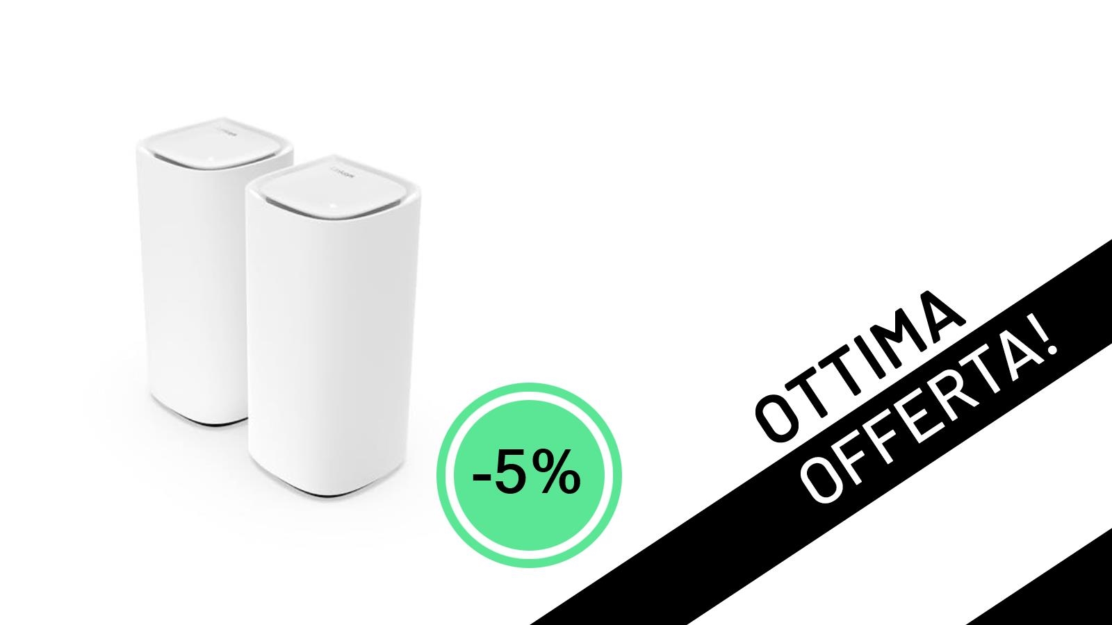 Velocità Incredibile e Copertura Totale: Linksys Velop Pro WiFi 6E in Offerta Imperdibile!