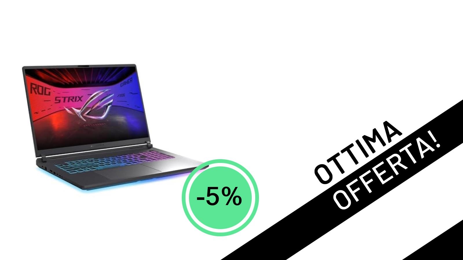 ASUS ROG Strix G18: La Potenza Gaming Definitiva Ti Aspetta con il 5% di Sconto!