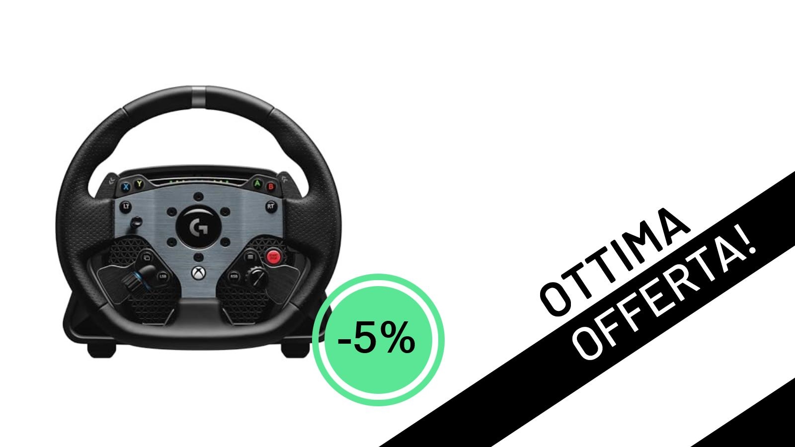 Il Volante Logitech G PRO Racing Wheel in Offerta: Realismo Estremo per le Tue Corse a un Prezzo Mai Visto!