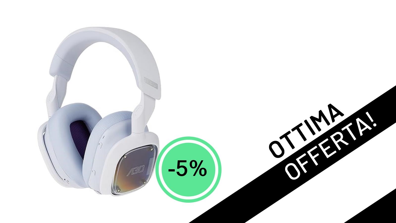 Le Cuffie Gaming ASTRO A30 LIGHTSPEED in offerta: Sconto del 5% e Dolby Atmos a soli 179,99€!