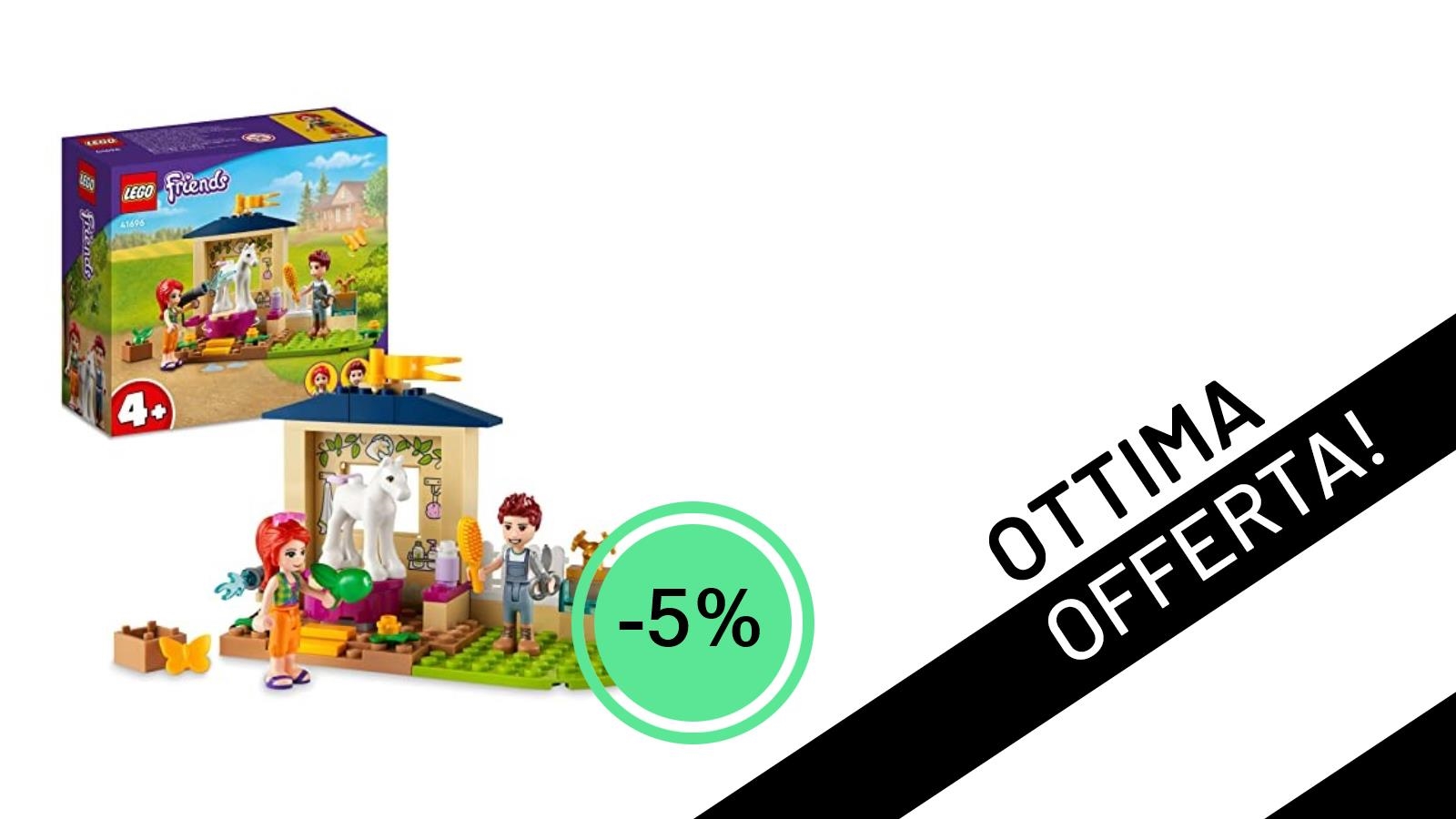 Un Affare Imperdibile: Il Set LEGO Friends Stalla di Toelettatura dei Pony a soli 9,45€!