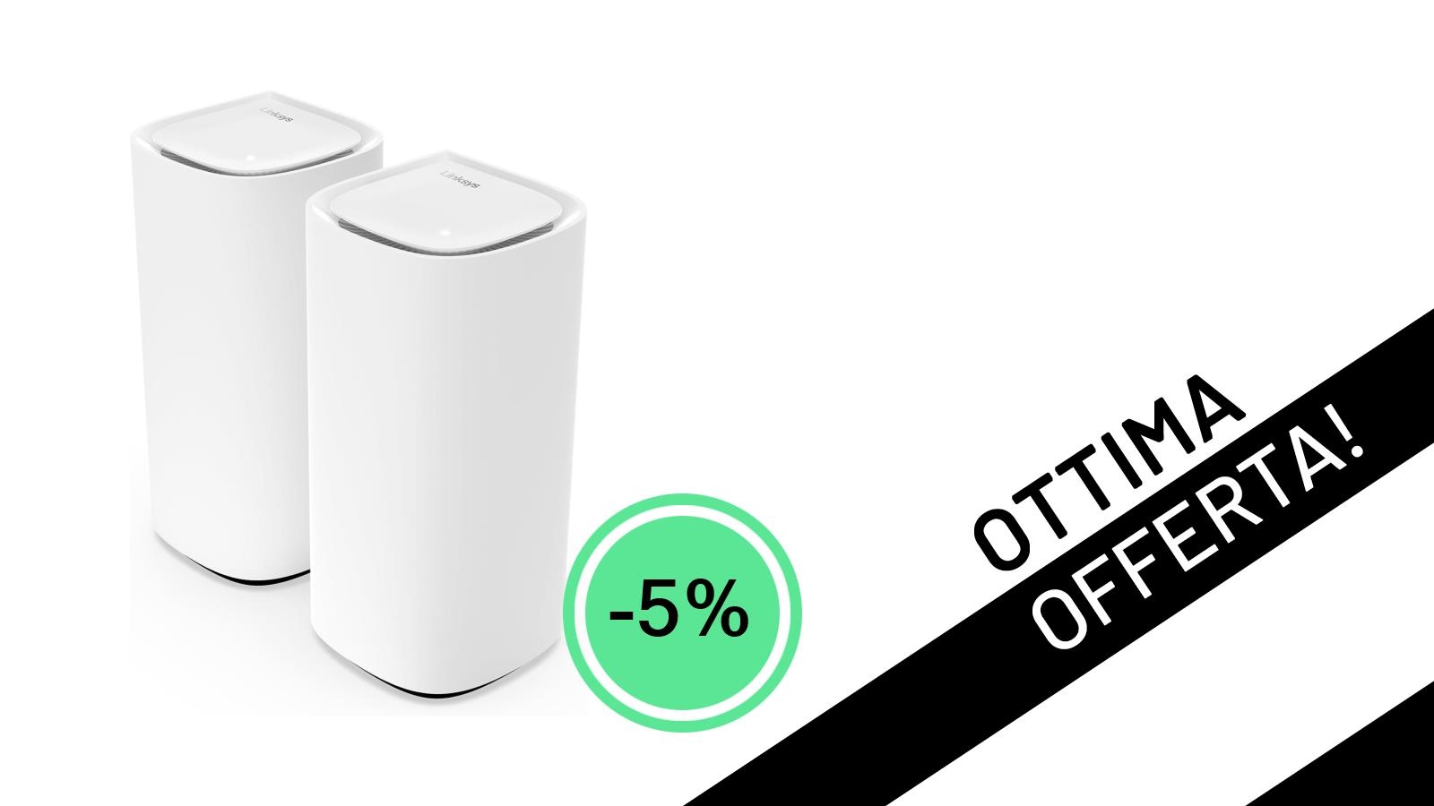 Velocità Incredibile e Copertura Totale: Linksys Velop Pro WiFi 6E in Offerta Imperdibile!