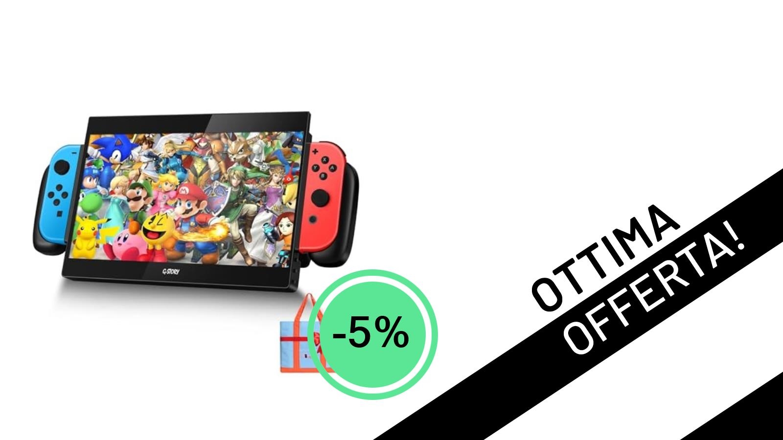 Offerta Lampo: il Monitor Portatile G-STORY 10,1'' per Switch Scende a un Prezzo Incredibile!