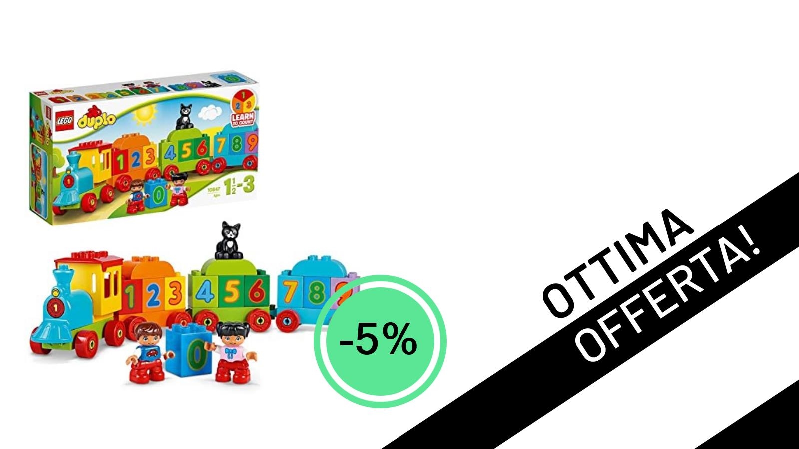 LEGO Duplo My First Il Treno dei Numeri: Un'Offerta Imperdibile per lo Sviluppo dei Tuoi Bambini!