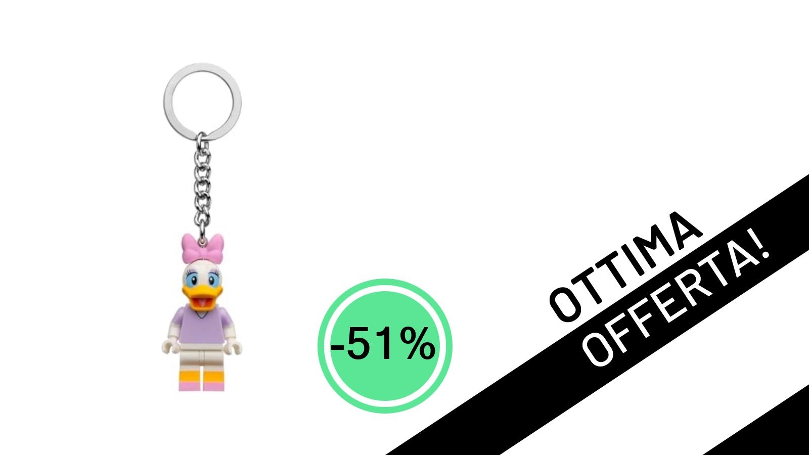 Affare Imperdibile: Il Portachiavi LEGO Disney Paperina Scontato del 51% a Soli 5,76€!