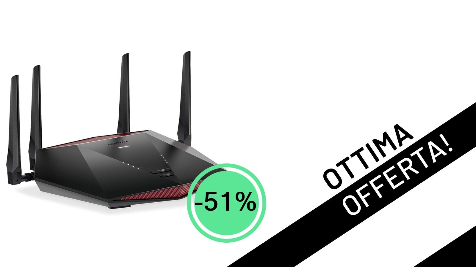 NETGEAR Nighthawk XR1000: il router gaming definitivo con uno sconto pazzesco del 51%!