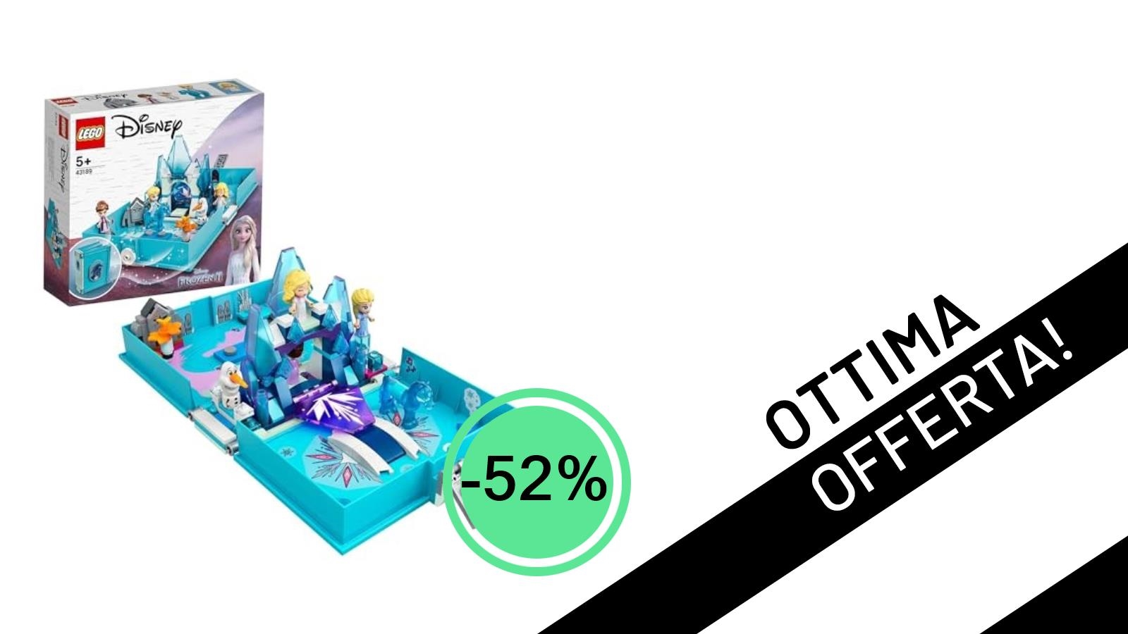 Sconto da Favola: LEGO Disney Elsa e le Avventure del Nokk a soli 22,95€ con il 52% di Sconto!