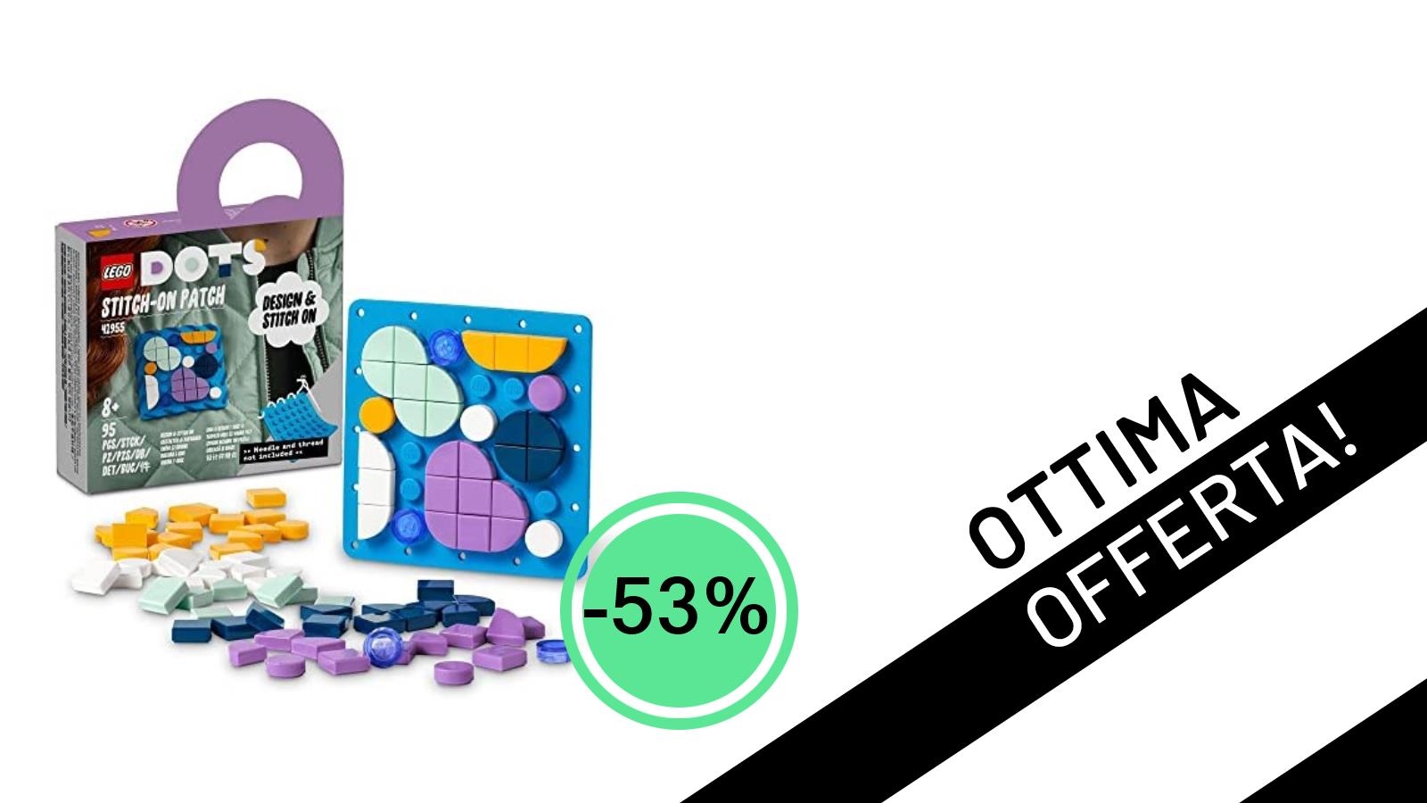 Offerta Imperdibile LEGO: Il Patch Cucibile DOTS 41955 con il -53% di Sconto a soli 3,31€!