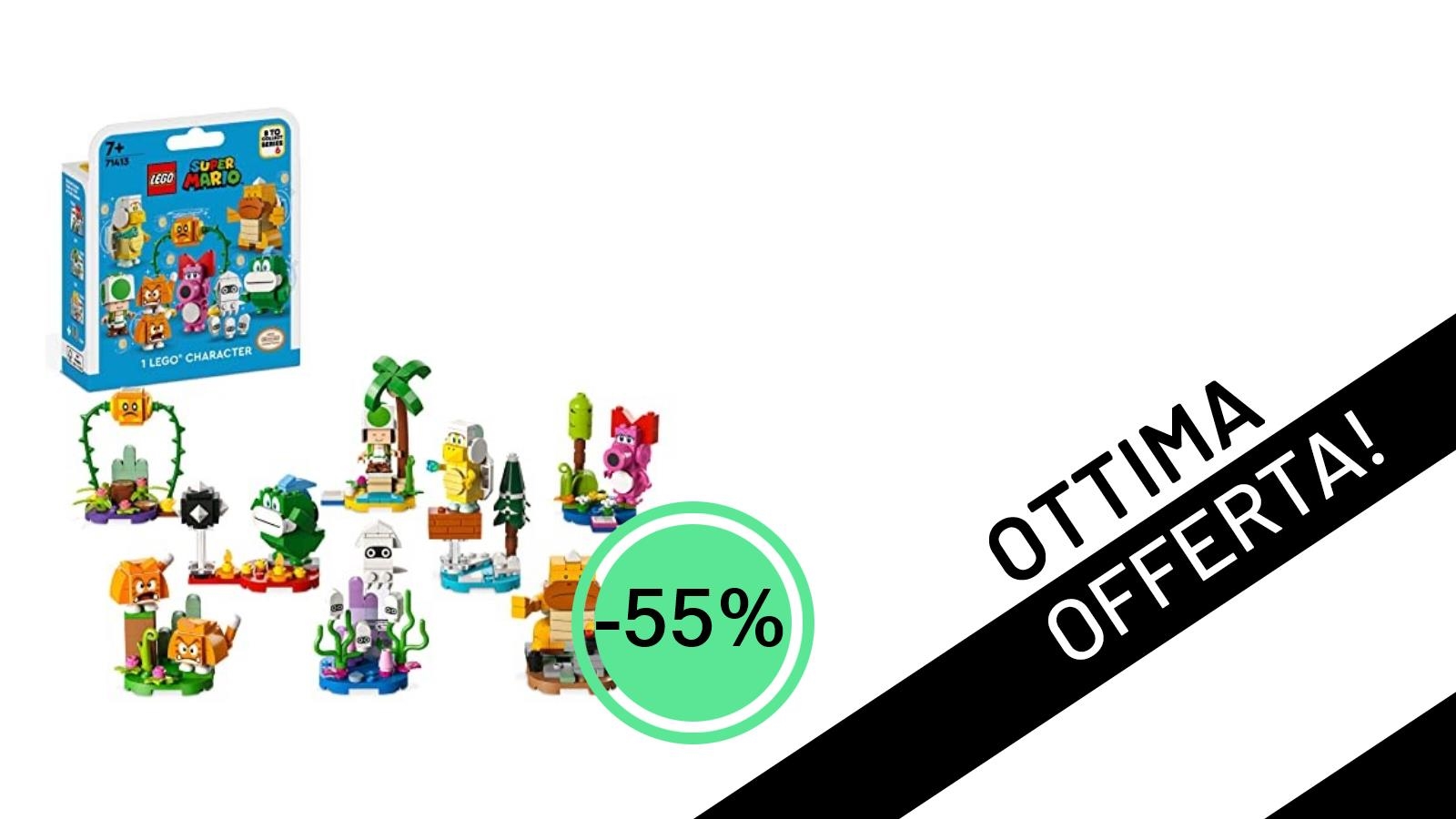 Un'occasione d'oro per i fan di Super Mario: LEGO Pack Personaggi Serie 6 a soli 7,49€!