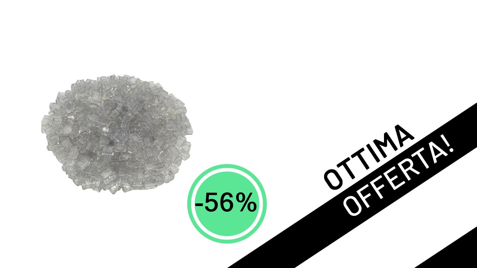 Imperdibile Offerta LEGO: 50 Mattoncini Trasparenti 1x2 a un Prezzo Mai Visto!