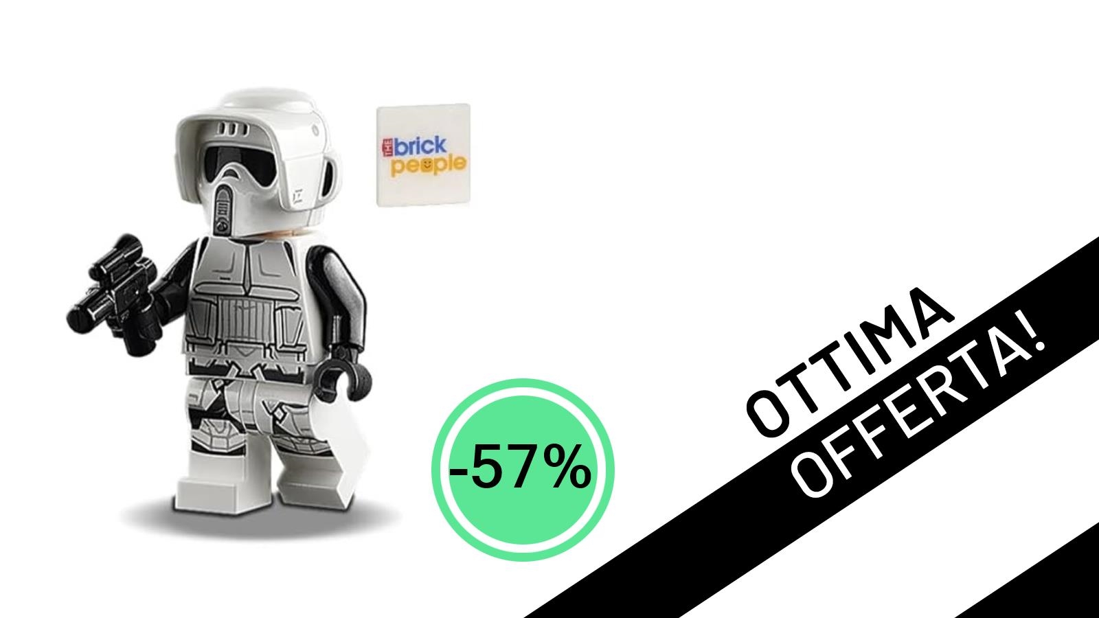 Offerta Imperdibile: La Minifigure LEGO Star Wars Scout Trooper a un Prezzo Galattico!