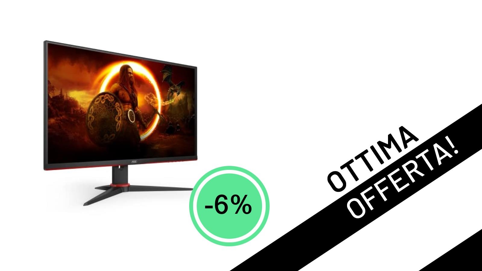 Sconto Imperdibile: L'AOC Gaming 27G2SAE, il Monitor FHD da 165Hz, è tuo a soli 149,95€!