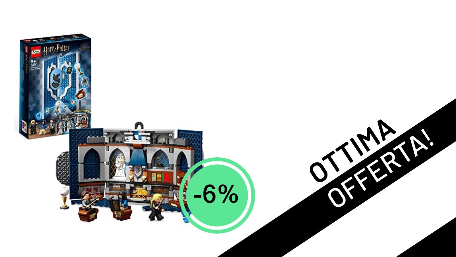 Un'Offerta Magica Imperdibile: Lo Stendardo LEGO Harry Potter di Corvonero al -6%!