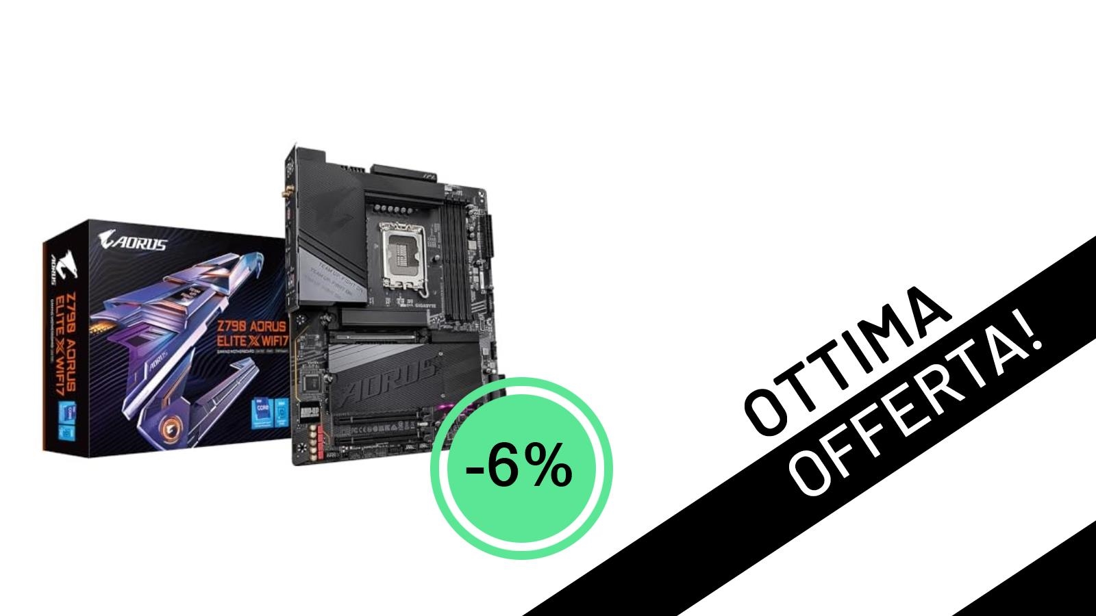 Offerta Esclusiva: GIGABYTE Z790 AORUS ELITE X WIFI7 al Minimo Storico per il tuo PC da Gaming!