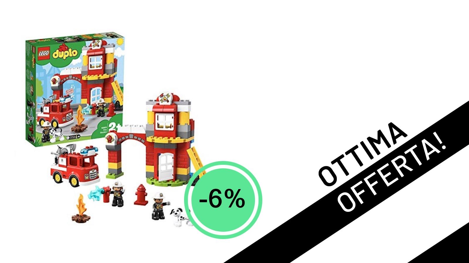 L'iconica Caserma dei Pompieri LEGO DUPLO in offerta: un regalo perfetto con il 6% di sconto!