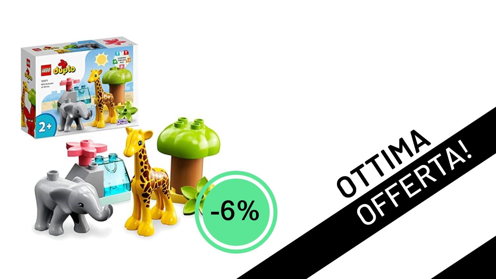 Imperdibile Offerta: LEGO DUPLO Animali dell’Africa a Soli 9,40€! Un Gioco Educativo da Non Perdere