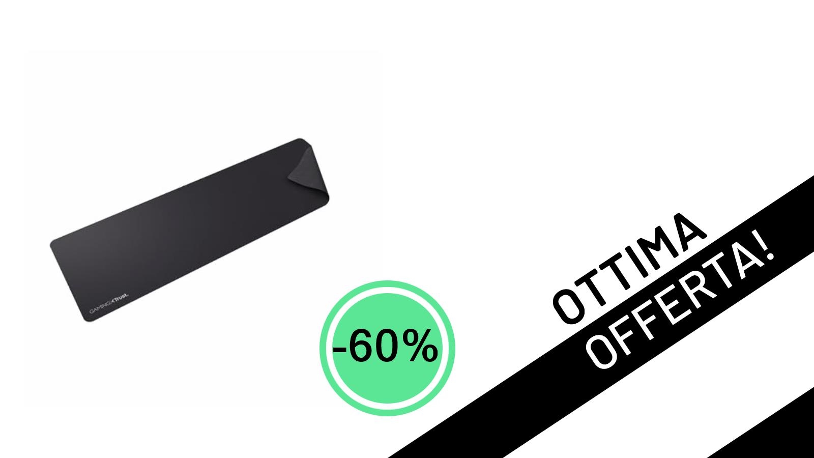Affare Imperdibile! Il Tappetino per Mouse Trust Gaming GXT 758 XXL Scontato del -60% a Soli 12,03€