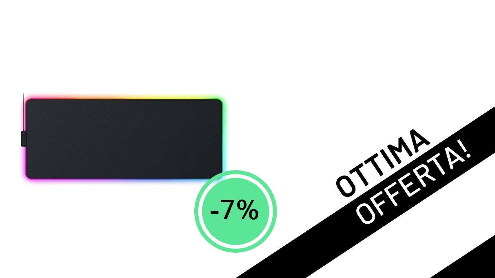 Offerta Imperdibile Razer: Il Tappetino Strider Chroma Ibrido con RGB al -7%!