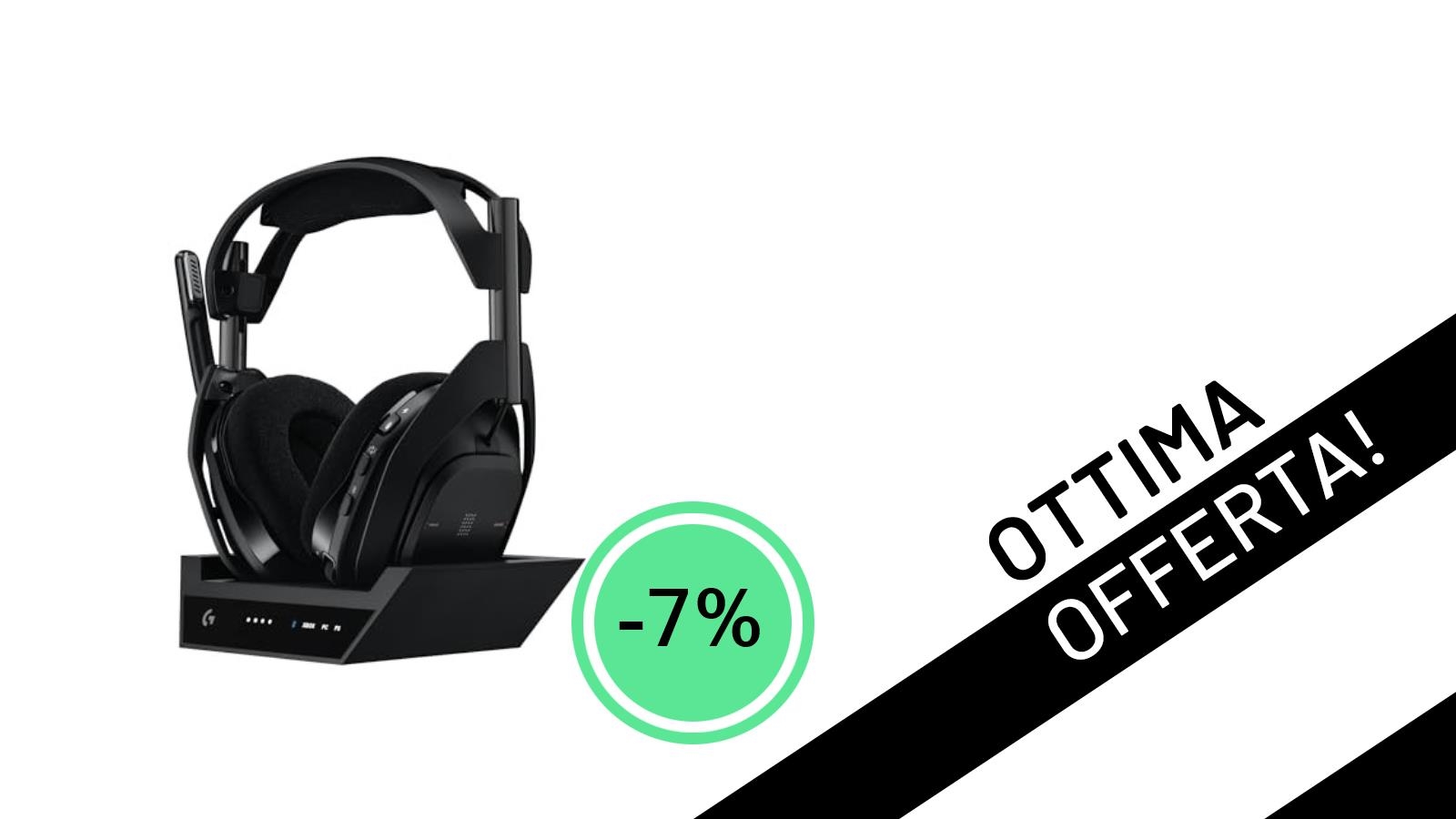 Offerta Imperdibile: Le Logitech G Astro A50 X Scontate del 7% a 344,45€!