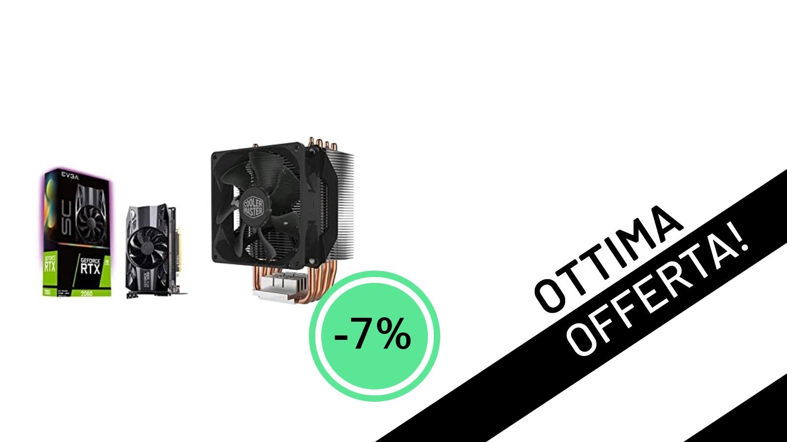 Potenzia il Tuo PC: EVGA RTX 2060 SC Gaming e Cooler Master Hyper H412R in Offerta Imperdibile!
