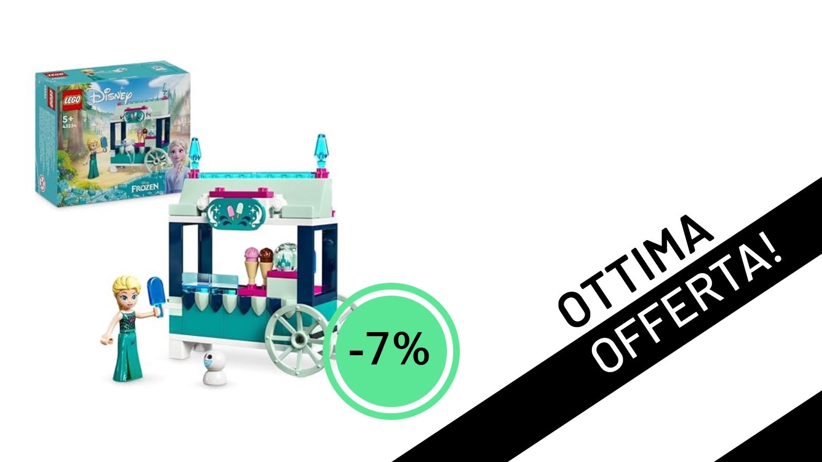 Affare Ghiacciato su Amazon: LEGO Disney Princess "Le Delizie al Gelato di Elsa" in Offerta al -7%!
