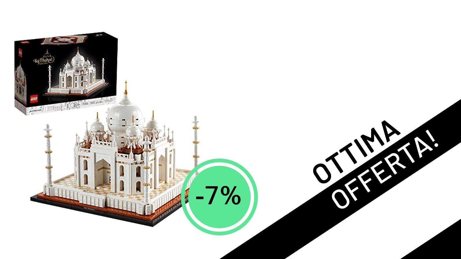Il Capolavoro LEGO Architecture Taj Mahal (20156) in Offerta: Un Viaggio Costruttivo a un Prezzo Irripetibile!