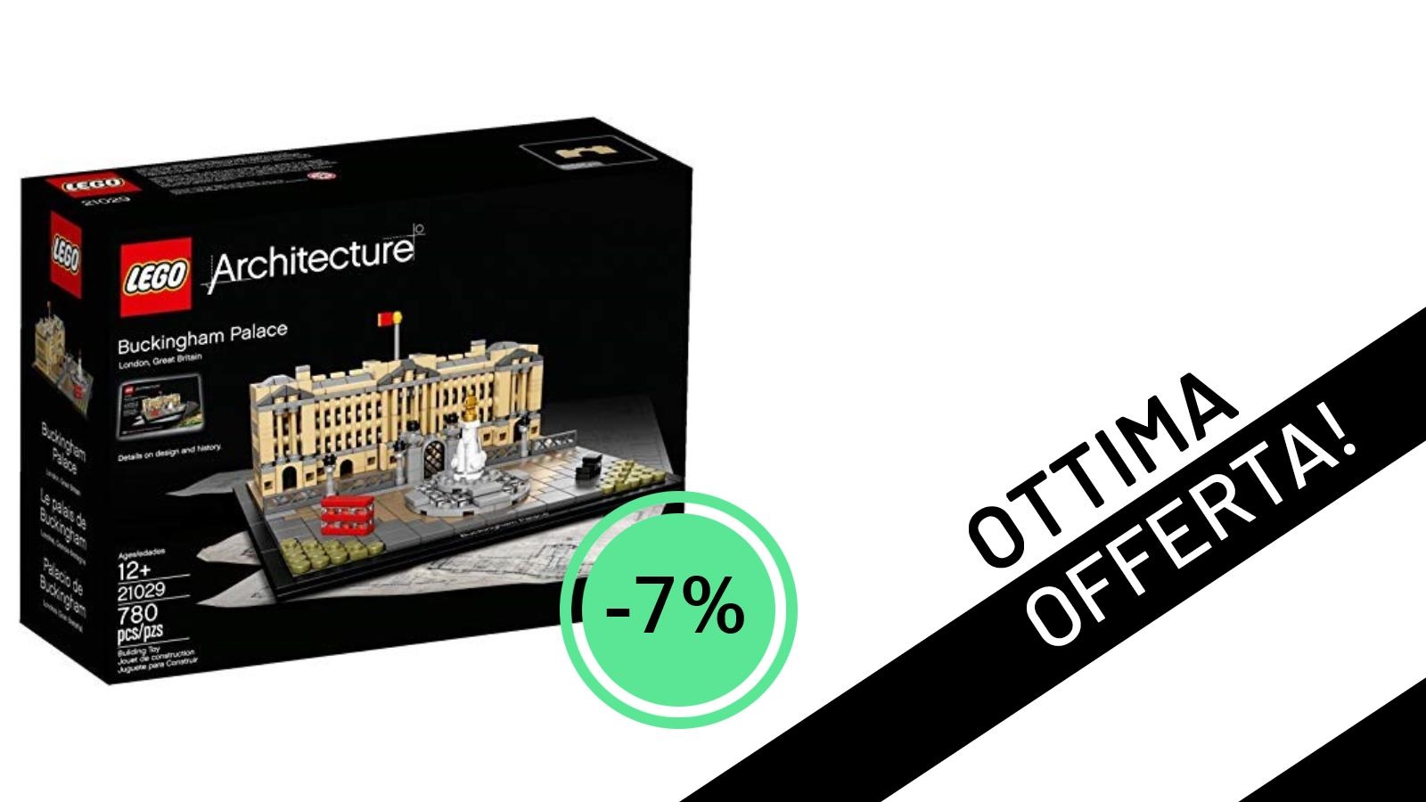 Imperdibile Offerta: LEGO Architecture Buckingham Palace con il 7% di Sconto!