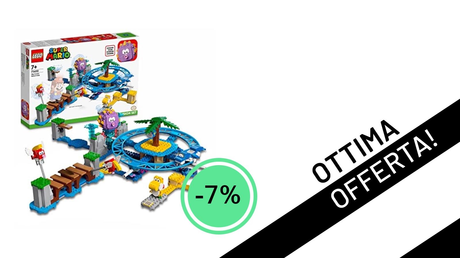 Offerta Imperdibile: LEGO 71400 Super Mario Spiaggia del Ricciospino gigante a soli 56€!
