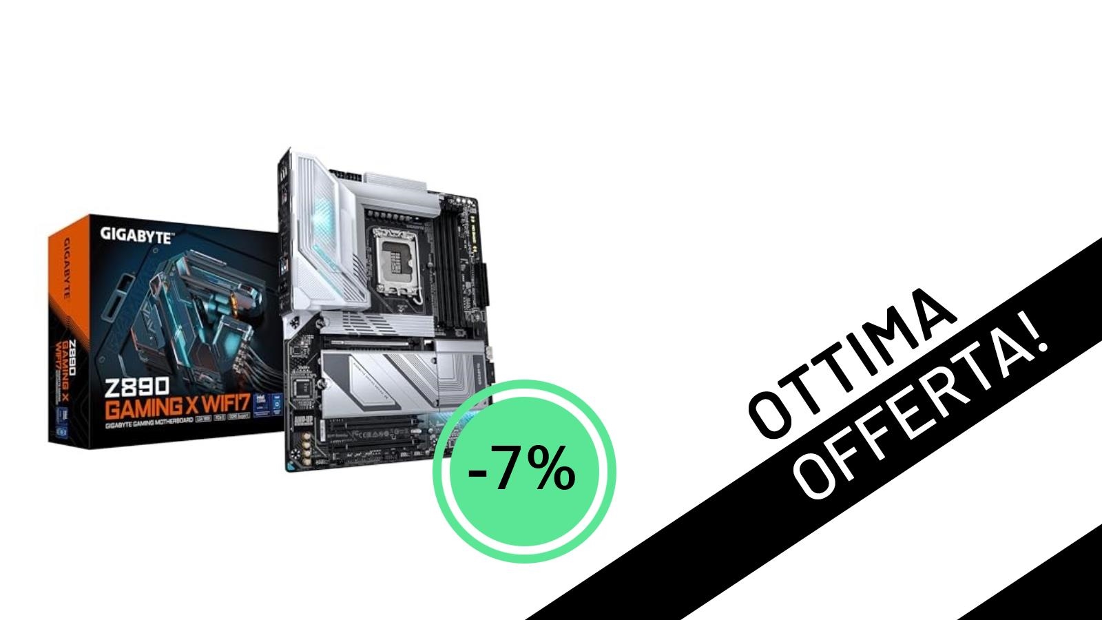 Offerta Esclusiva: GIGABYTE Z890 GAMING X WIFI7, la Scheda Madre Definitiva a soli 235€!