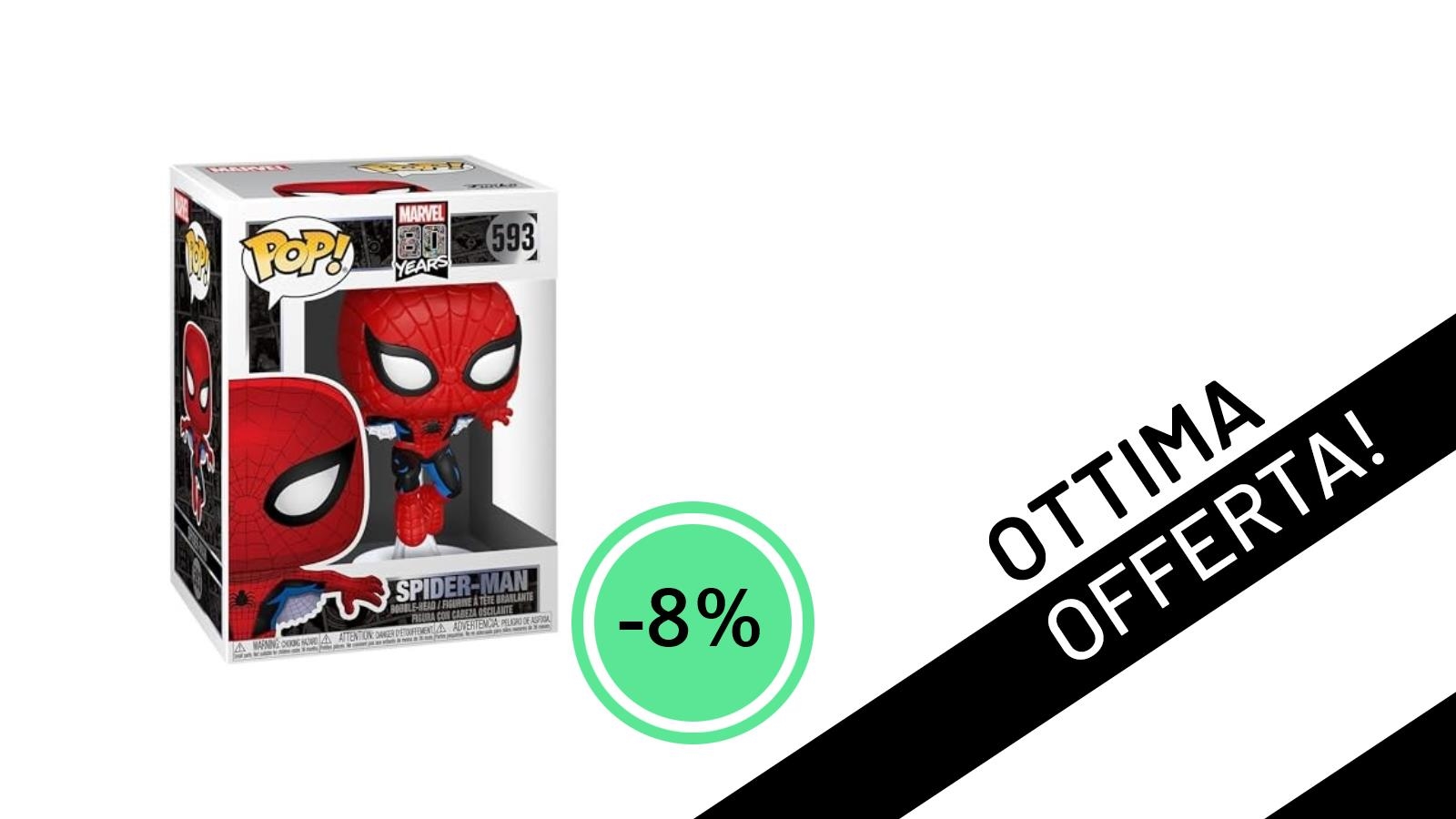 L'iconico Spider-Man Funko POP! della Prima Apparizione in offerta imperdibile: un pezzo di storia Marvel a soli 14,75€!