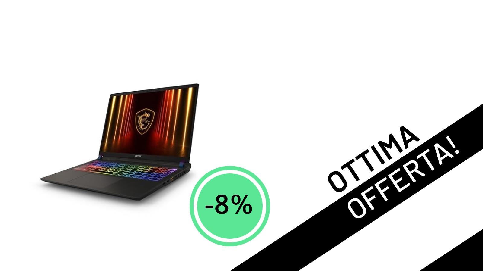 MSI Vector 16 HX AI: Il Potente Notebook Gaming Con Sconto Imperdibile!