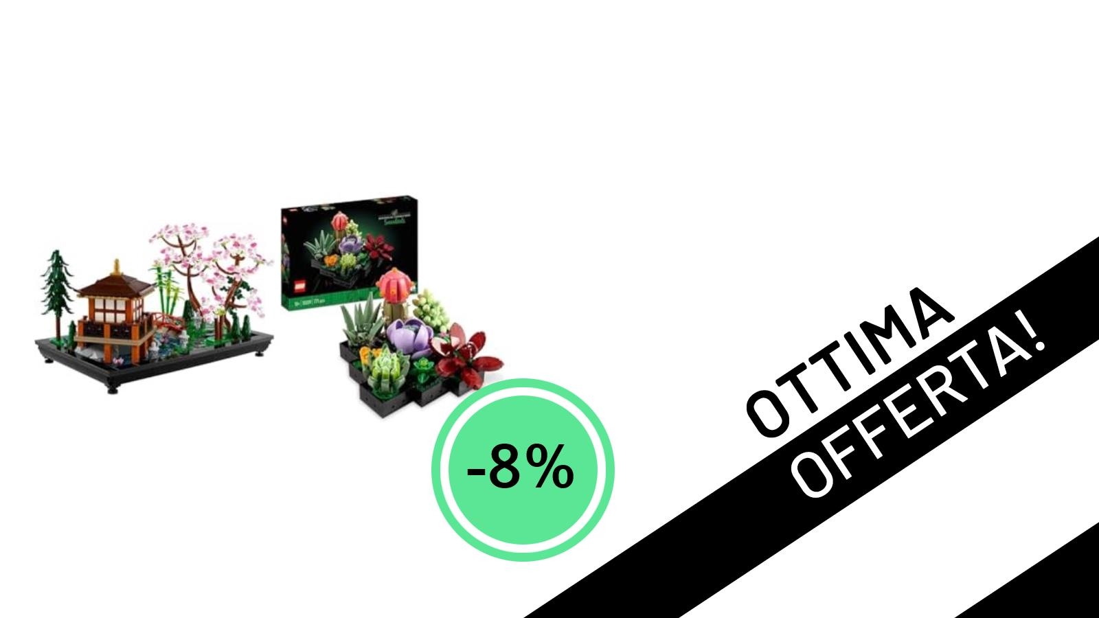 L'incantevole LEGO Icons Il Giardino Tranquillo ora tuo con il -8% di sconto!
