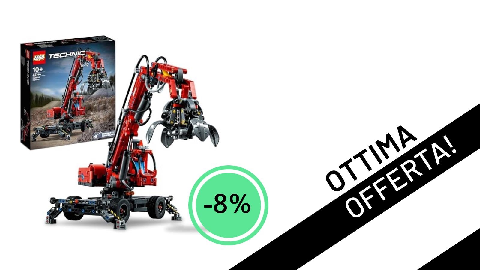 Affare Imperdibile! Il LEGO Technic Movimentatore di Materiali è Tuo a Soli 164,01€ con uno Sconto del -8%!