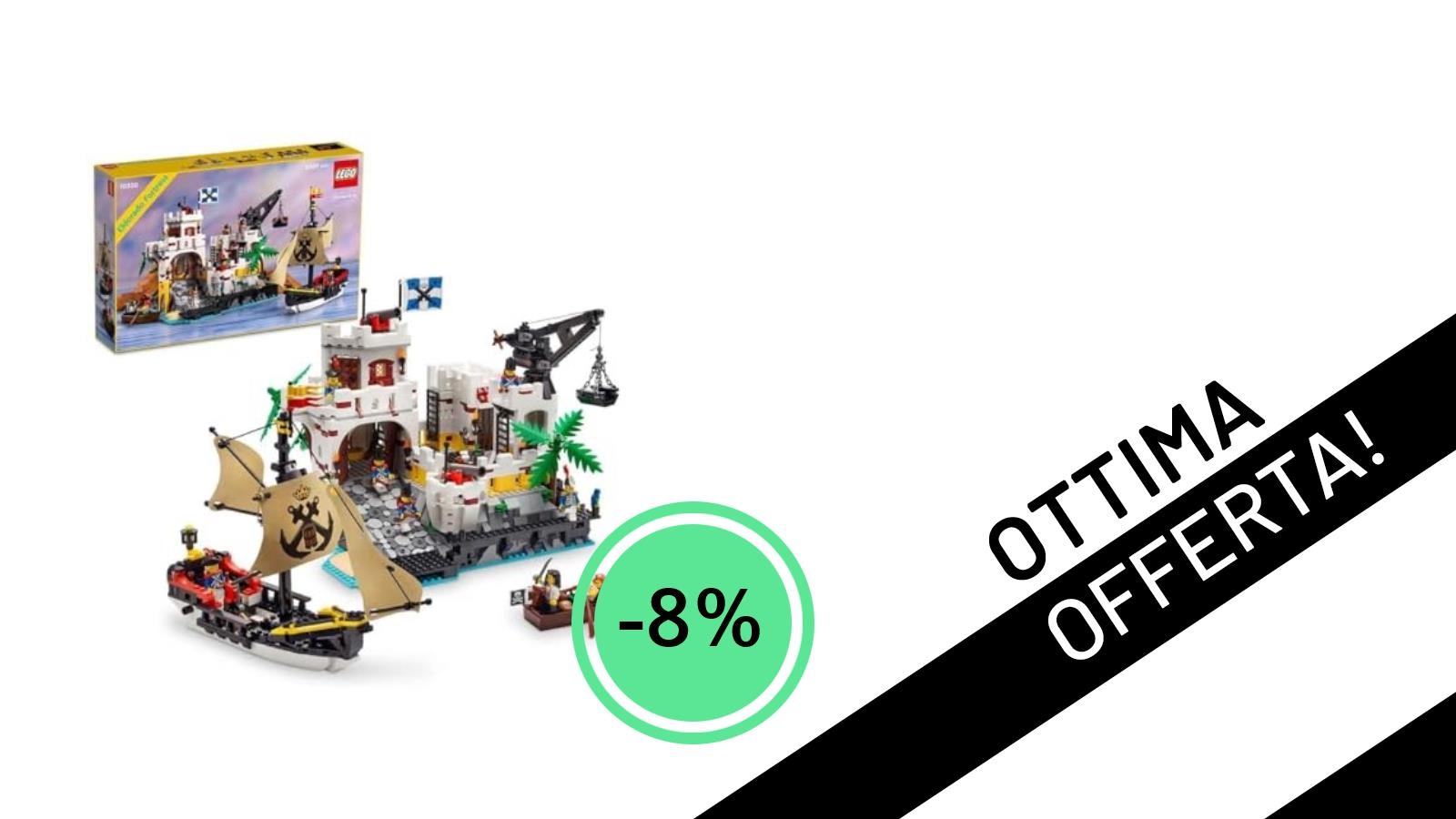 LEGO Icons Fortezza Eldorado: Un Tesoro Pirata in Offerta Imperdibile!