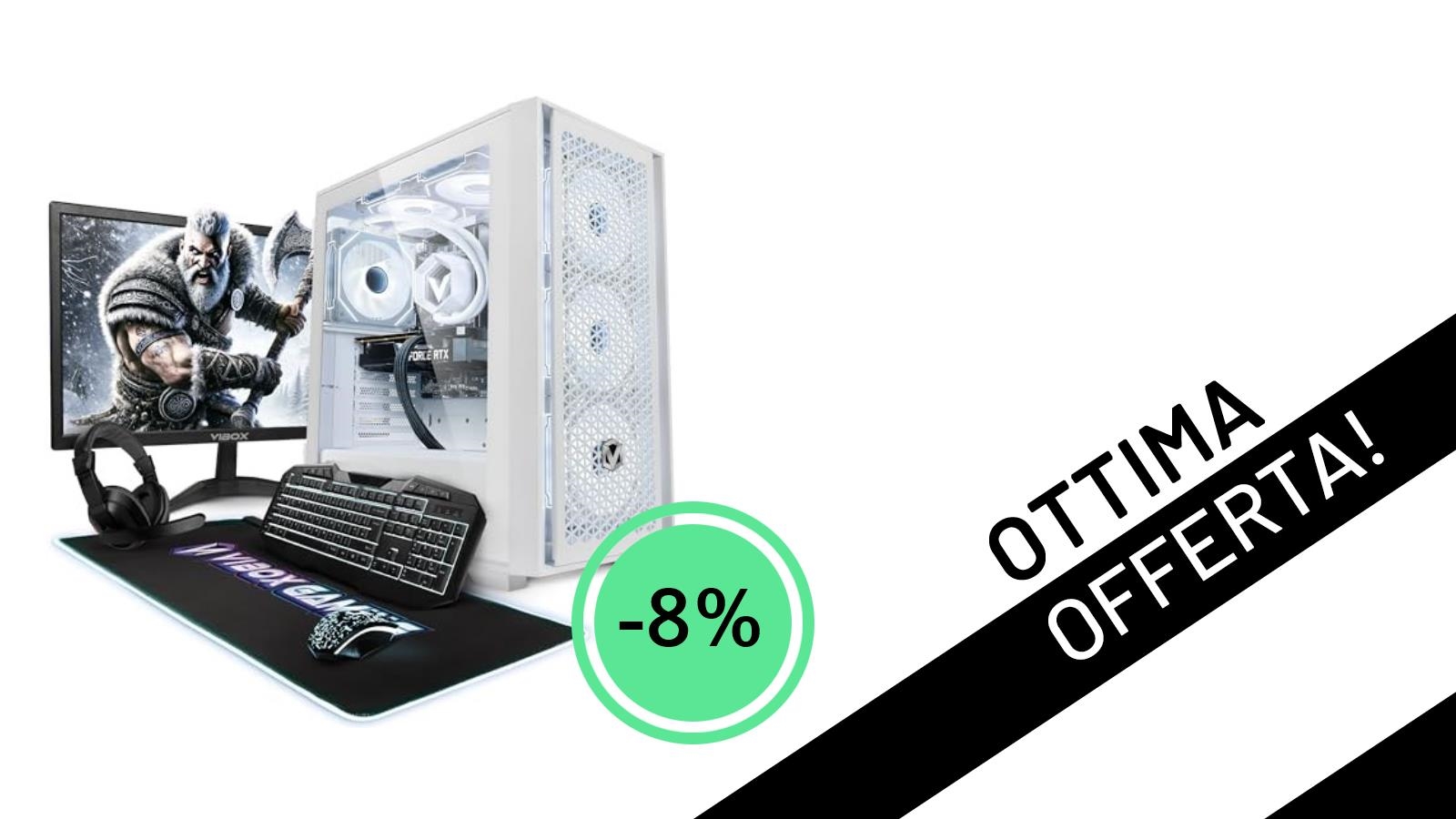 Affare del Giorno: Vibox IV-126 PC Gaming Completo con RTX 5060 a soli 1.199,95€!