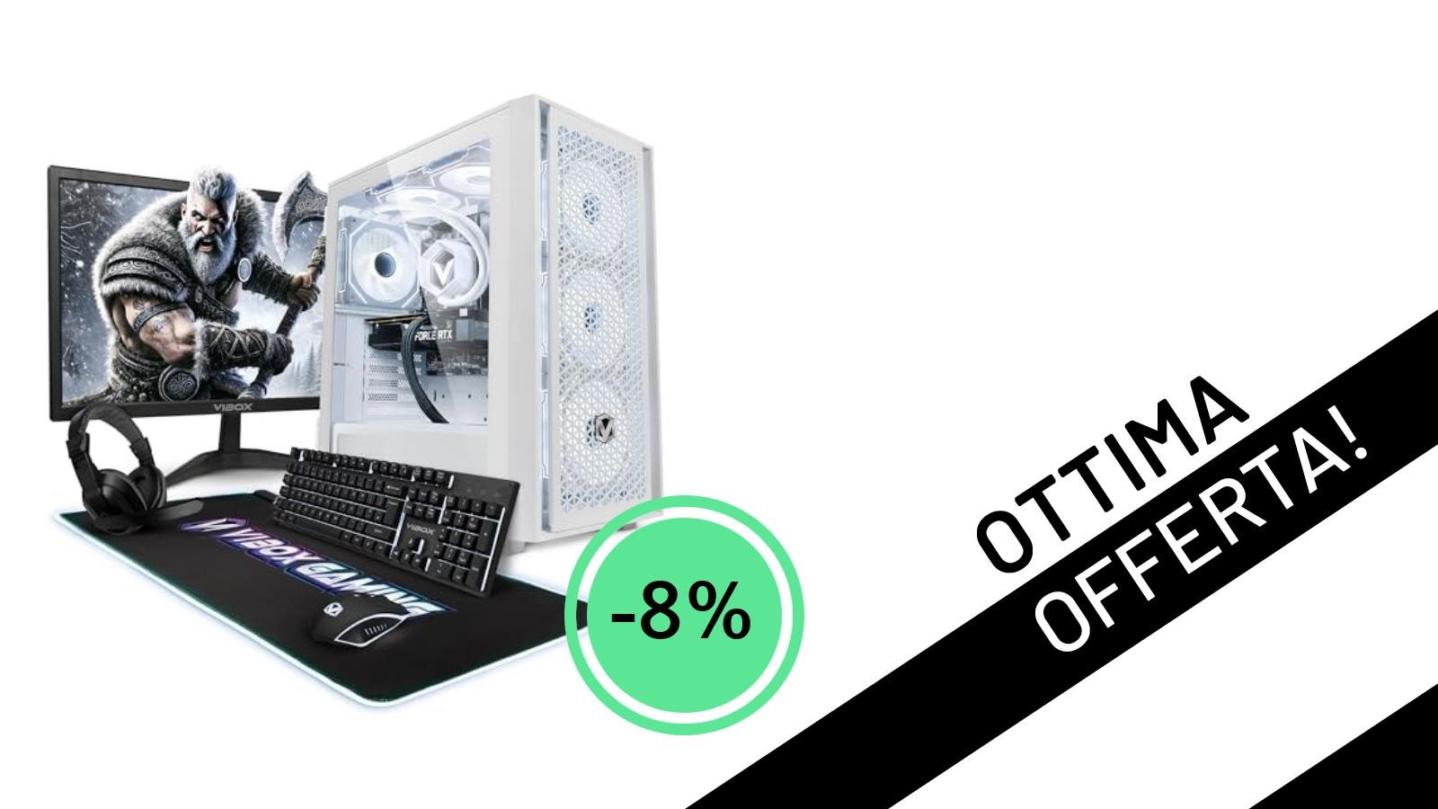 Affare del Giorno: Vibox IV-126 PC Gaming Completo con RTX 5060 a soli 1.199,95€!