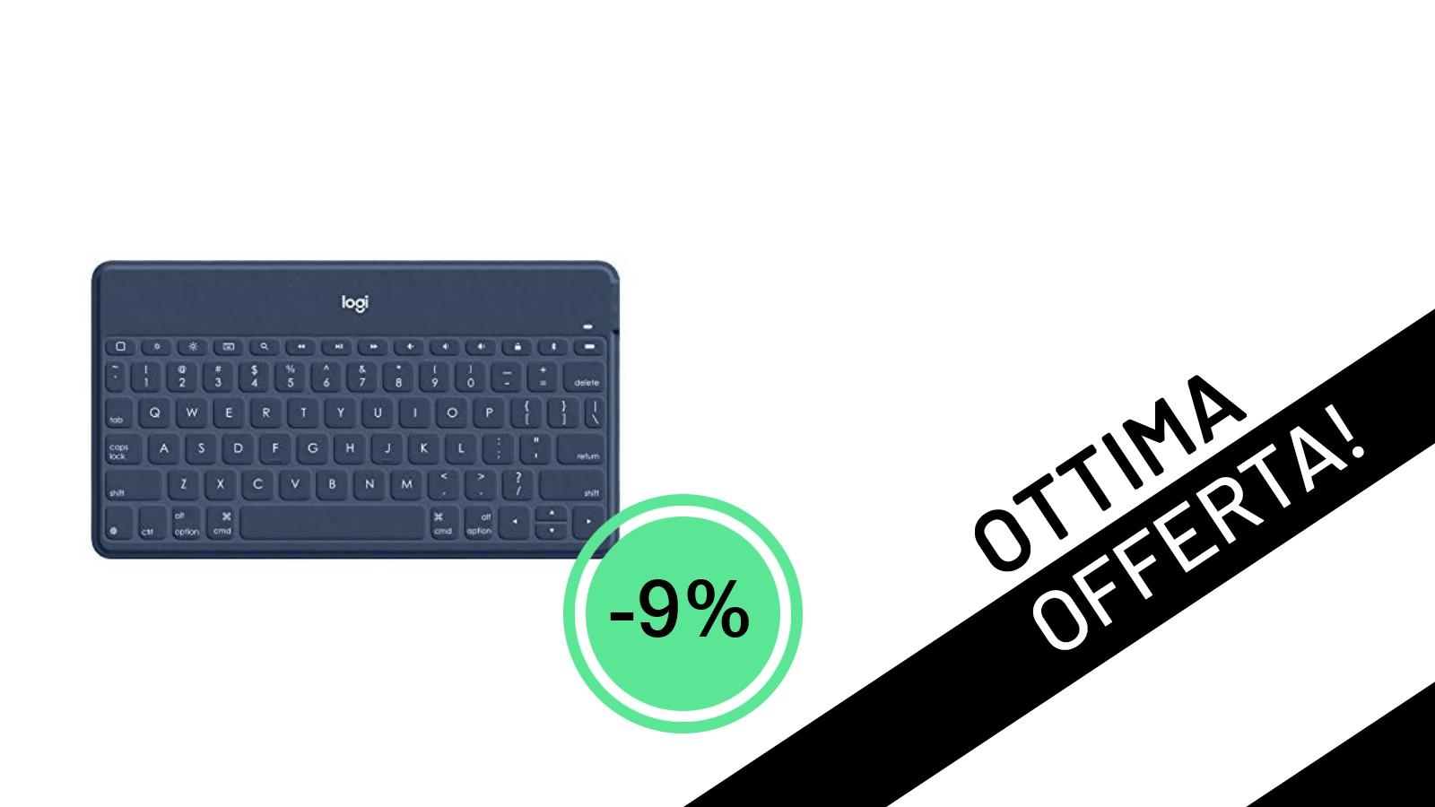 Sconto Imperdibile: La Logitech Keys-To-Go, Tastiera Gaming Versatile, Tua a Soli 65,45€!