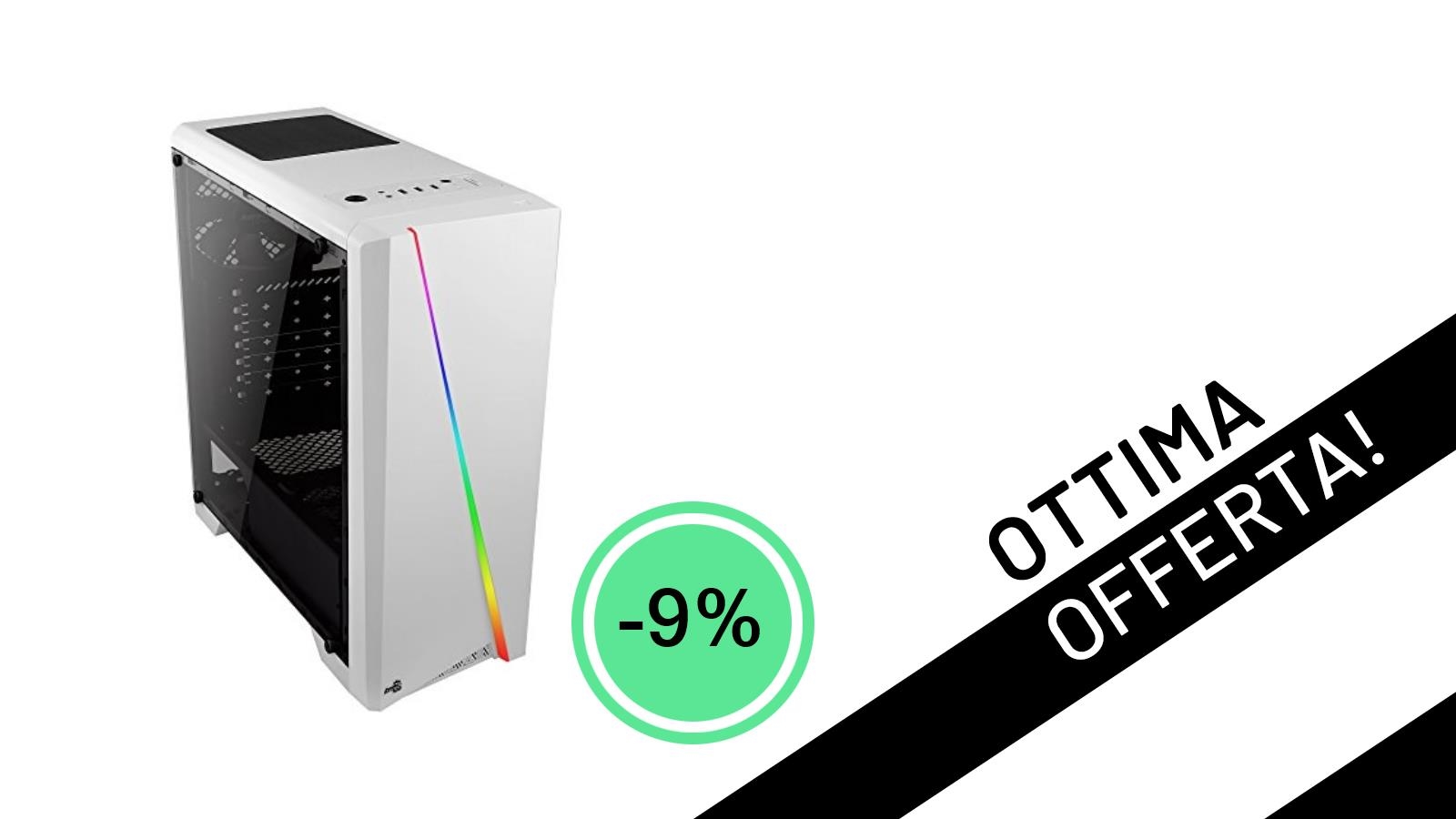 Offerta Imperdibile: Il Case PC Aerocool Scontato del -9% a Soli 46,53€!