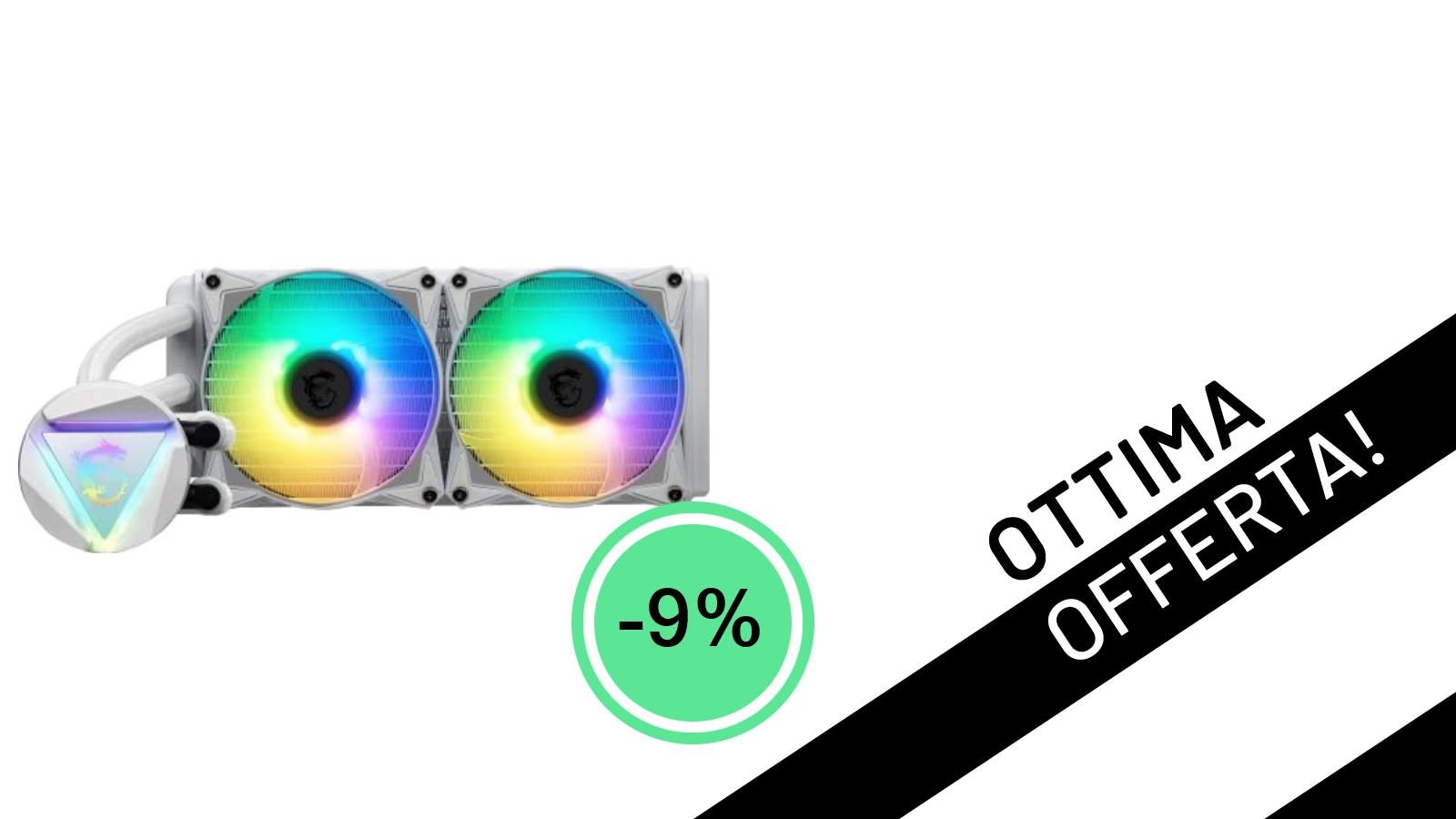 Offerta Imperdibile: MSI MAG CORELIQUID 240R V2 Bianco al Minimo Storico con Sconto del 9%!