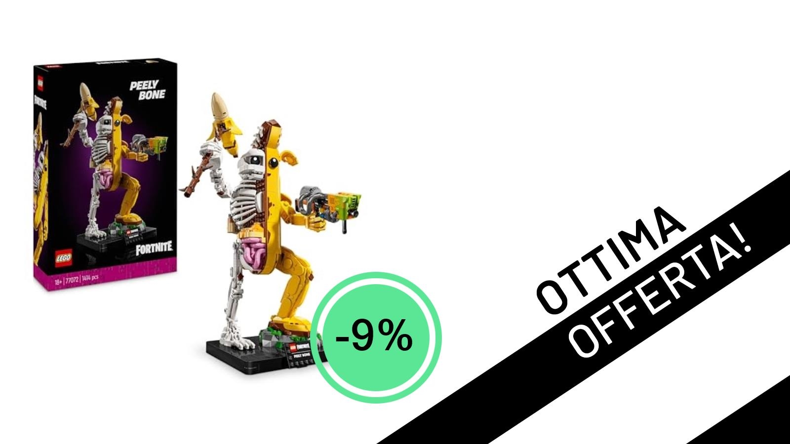 Il LEGO Fortnite Bananita Sbucciata è ora in offerta: un kit da collezione imperdibile per gamer e fan!